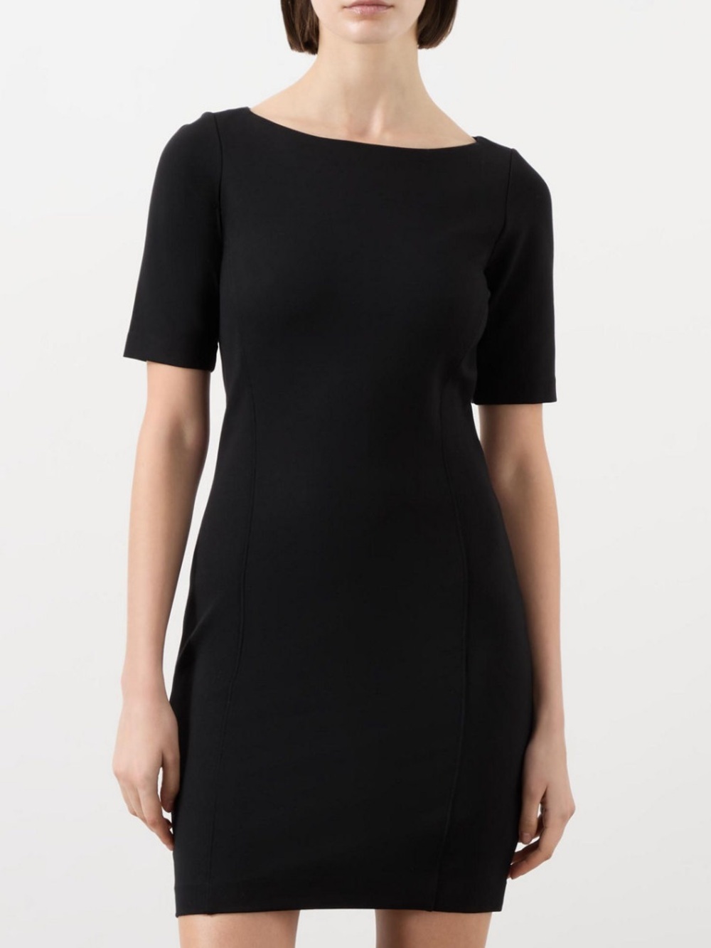 Spanx SpanxShape Ponte Sheath Dress Stretch Short Sleeve Pencil
